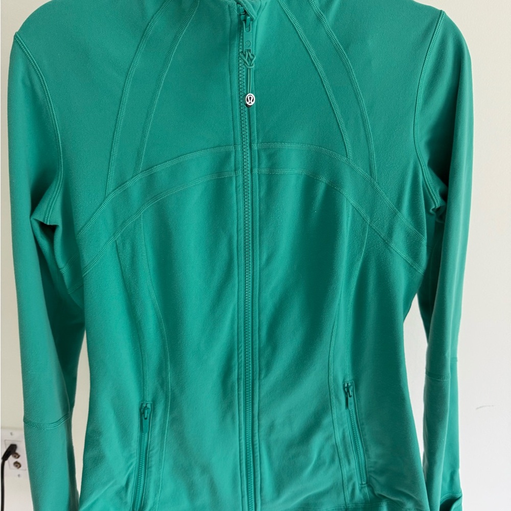 Lululemon Athletica Sea Green Luon Jacket with Contoured Fit